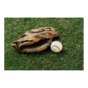 Baseball & Baseball Glove Poster posters by norman888 Baseball & Baseball Glove Poster posters