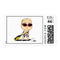 baseball bat baby stamp