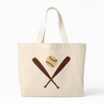 Baseball Bat Tote Bag