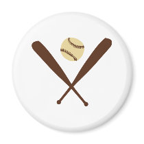 Baseball Bat Fridge Magnets