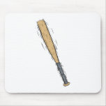 baseball bat mouse pad