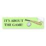 Baseball Bat n Ball Bumper Stickers