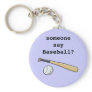 Baseball Bat n Ball Keychains