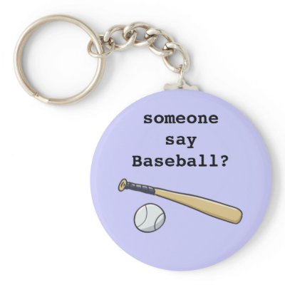 Baseball Bat n Ball Keychains by Robbirt