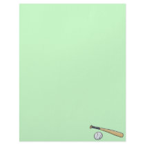 Baseball Bat n Ball Letterhead