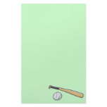 Baseball Bat n Ball Personalized Stationery