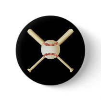 BASEBALL BATS AND BALL BUTTON