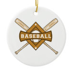 Baseball Bats and Ball T-shirts and Gifts Christmas Ornaments