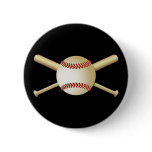 BASEBALL & BATS BUTTON