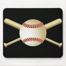 BASEBALL & BATS MOUSE PAD