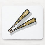 Baseball bats mousepads