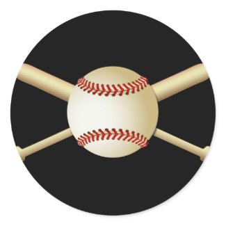 BASEBALL & BATS sticker