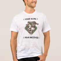 Baseball Batter Customizable T-Shirt by fantasybaseball Baseball Batter Customizable T-Shirt