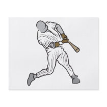 baseball batter graphic flyer