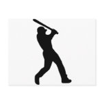 Baseball - Batter Postcard