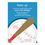 BASEBALL Batter Up Birthday Invitation