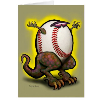 Baseball Beast Card by FunGraphix