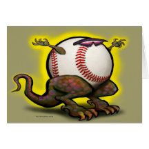 Baseball Beast Greeting Card