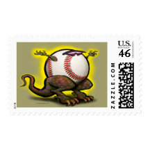 Baseball Beast Postage Stamps
