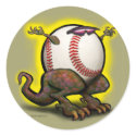 Baseball Beast stickers by FunGraphix Baseball Beast stickers