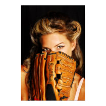 Baseball Beauty posters