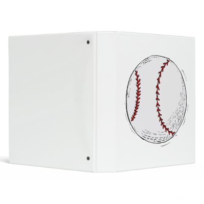 Baseball 3 Ring Binder by justsports