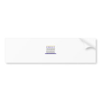 Baseball Birthday Cake Bumper Stickers