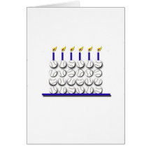 Baseball Birthday Cake Greeting Cards