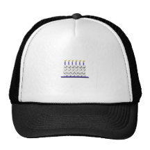 Baseball Birthday Cake Mesh Hats