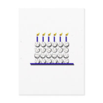 Baseball Birthday Cake Postcard