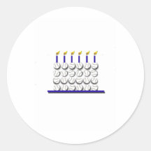 Baseball Birthday Cake Sticker