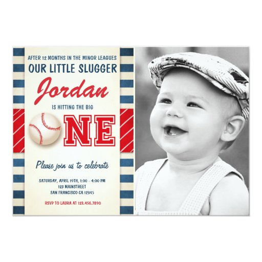 Baseball birthday invitation Birthday Party boys Zazzle