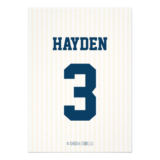 BASEBALL BIRTHDAY INVITATION FOR CHILDREN