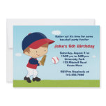 Baseball Birthday Party Invitation