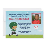 Baseball Birthday Party Invitation