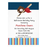Baseball Birthday Party Invitation