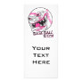 baseball bitch girl baseball player fan design rack cards