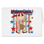 BASEBALL - Blond Girl T-shirts and Gifts Cards