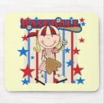 BASEBALL - Blond Girl T-shirts and Gifts Mousepad