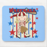 BASEBALL - Blond Girl T-shirts and Gifts Mousepad
