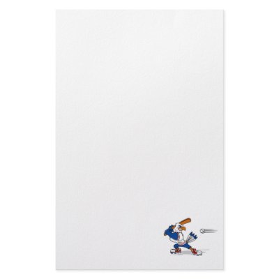 Baseball Blue Jay Custom Stationery by justsports