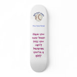 Baseball-Blue Skate Board Decks