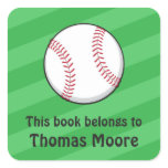 Baseball bookplate stickers/book labels