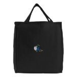 Baseball Boy Embroidered Tote Bag