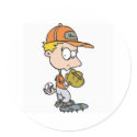 Baseball Boy stickers