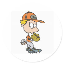Baseball Boy stickers by sportydesigns Baseball Boy stickers