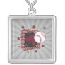 baseball breaking through brick wall pendant
