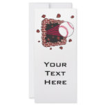 baseball breaking through brick wall rack card template