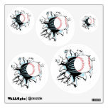 Baseball Breakout Room Sticker