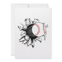 Baseball Breakthrough Personalized Invite